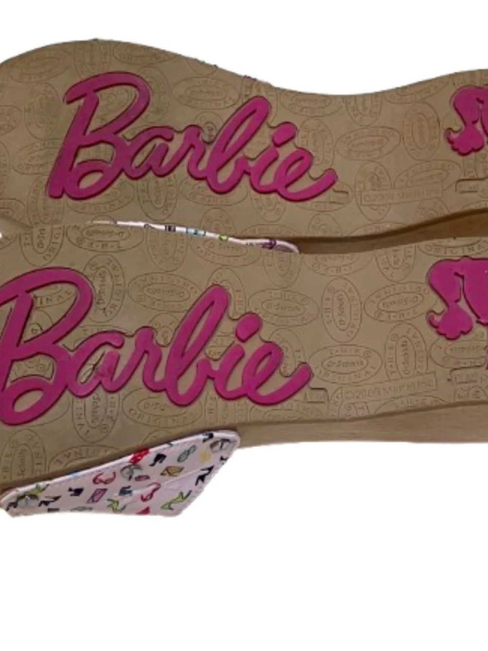 Rare Dr. Scholls x Barbie Limited Edition 50th Anniversary Slides